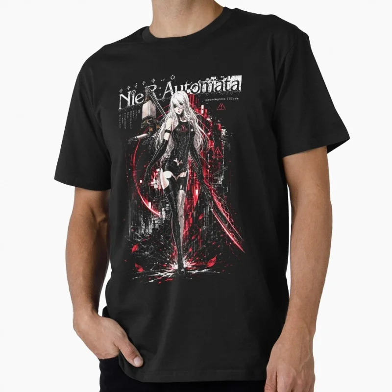 2B NieR Automata Yorh No. 2 Type B Anime T-shirt for Gamer 0609 Waifu Girl Cyber Punk Graphic Clothes Y2K Tee US Size Tops S-6XL
2B NieR Automata Yorh No. 2 Type B Anime T-shirt for Gamer 0609 Waifu Girl Cyber Punk Graphic Clothes Y2K Tee US Size Tops S-6XL