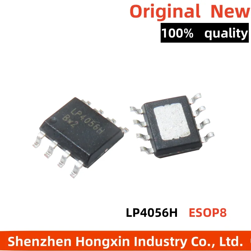 100 pieces LP4056H 4.2V 1A lithium battery charging chip compatible with TP4056 LN4056 SMT ESOP8
100 pieces LP4056H 4.2V 1A lithium battery charging chip compatible with TP4056 LN4056 SMT ESOP8