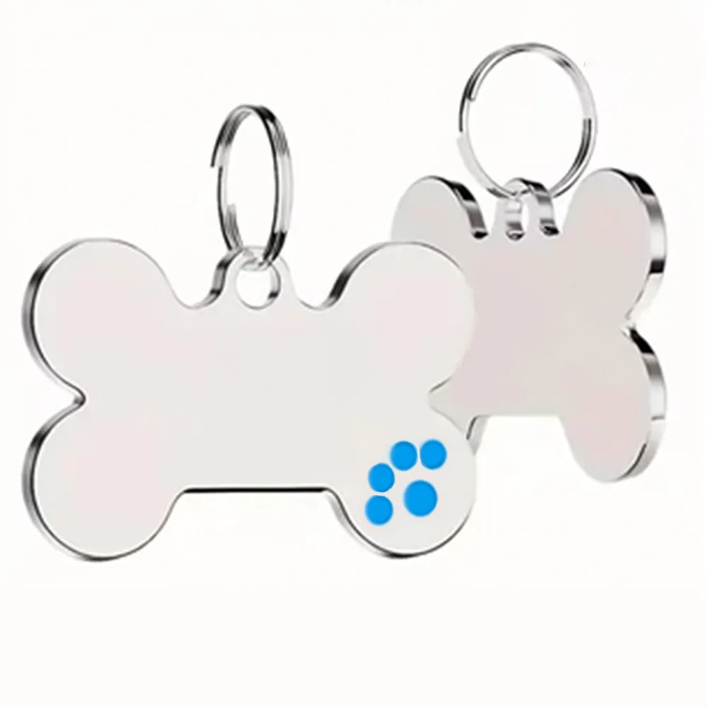 Wholesale 20Pcs Hot Sale Double Side Tag Bones Diamond Paw Shape Alloy Custom DIY Engraving Blank Keyring Pendant Adornment
Wholesale 20Pcs Hot Sale Double Side Tag Bones Diamond Paw Shape Alloy Custom DIY Engraving Blank Keyring Pendant Adornment