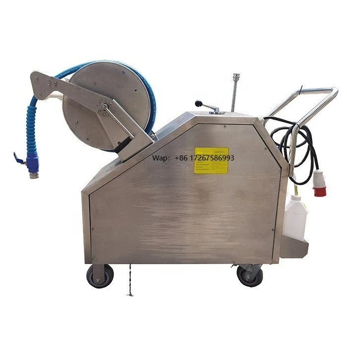 Cleaning and Sanitizing Industrial Food Equipment with a Professional Pressure Washer Foam Cleaning Washing Machine
Cleaning and Sanitizing Industrial Food Equipment with a Professional Pressure Washer Foam Cleaning Washing Machine