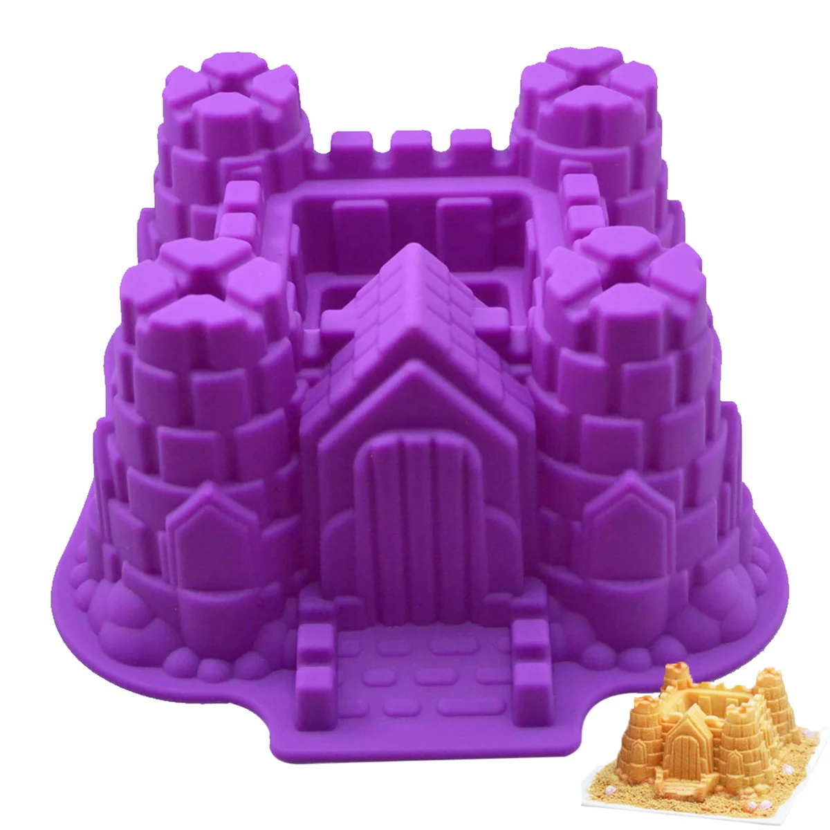 Castle Cake Molds Silicone Baking Tools Chocolate DIY Fondant Pan Random Color Easy to Use Baking Molds Silicone 
Castle Cake Molds Silicone Baking Tools Chocolate DIY Fondant Pan Random Color Easy to Use Baking Molds Silicone