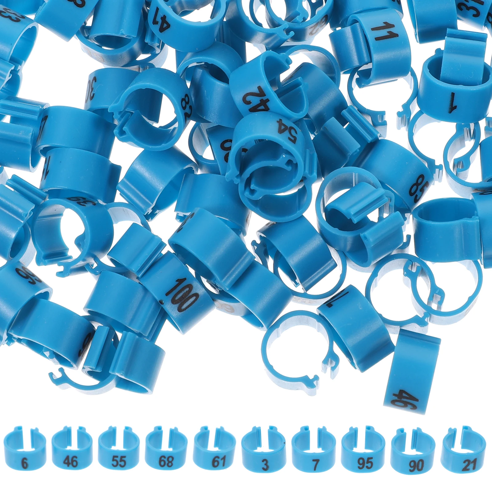 100pcs Chicken Leg Bands Pigeon Foot Rings for Identifying Birds Reusable Easy Apply Remove Aluminum Durable Pet Supplies
100pcs Chicken Leg Bands Pigeon Foot Rings for Identifying Birds Reusable Easy Apply Remove Aluminum Durable Pet Supplies