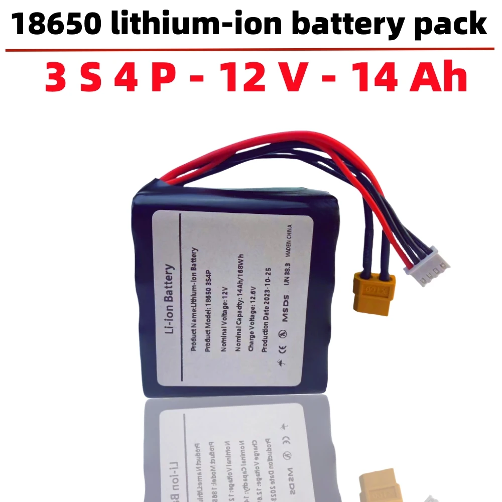 18650 3S 4P перезаряжаемый литий-ионный аккумулятор 12 в 14000 мАч аккумулятор Резервная мощность для разных фотомагнитол
18650 3S 4P перезаряжаемый литий-ионный аккумулятор 12 в 14000 мАч аккумулятор Резервная мощность для разных фотомагнитол