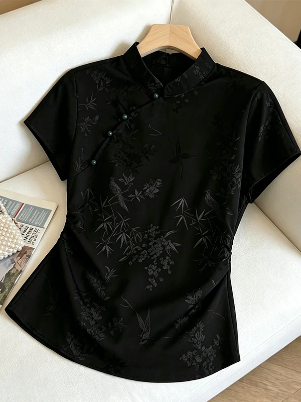 plus Size Summer Women's T-Shirt Floral Embroidery Loose Fit Short Sleeve Versatile Chinese Style Breathable Casual Top
plus Size Summer Women's T-Shirt Floral Embroidery Loose Fit Short Sleeve Versatile Chinese Style Breathable Casual Top