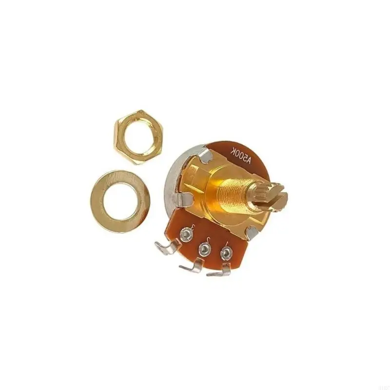 31KC 2Pcs Electric Guitar Pots Short Shaft Guitar Potentiometers A500K/B500K Linear Taper Guitar Potentiometer Enduring
31KC 2Pcs Electric Guitar Pots Short Shaft Guitar Potentiometers A500K/B500K Linear Taper Guitar Potentiometer Enduring