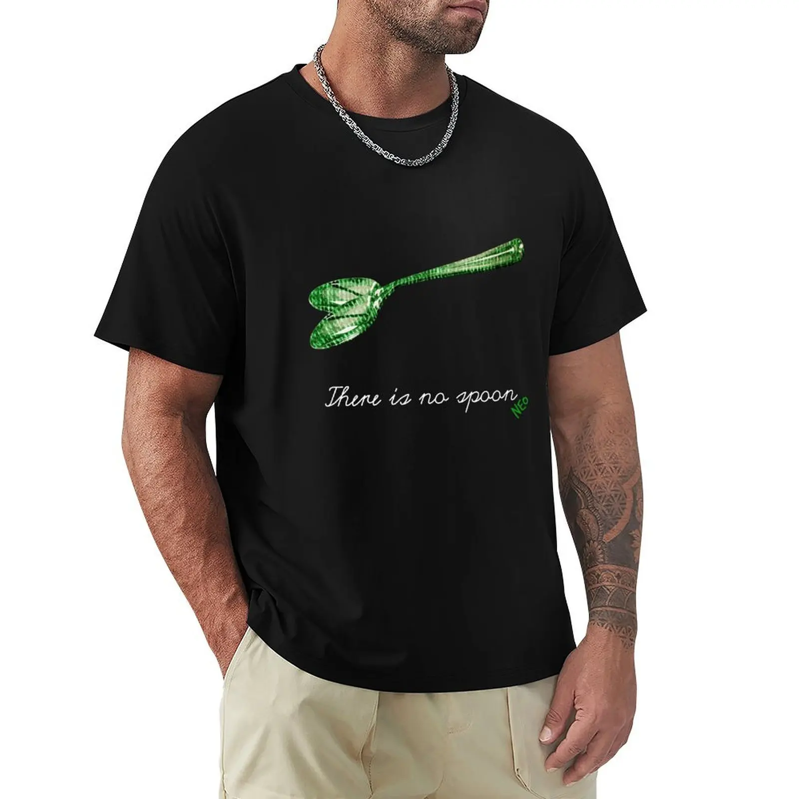 There is no spoon by neo T-Shirt vintage clothes blue archive mens t shirts casual stylish
There is no spoon by neo T-Shirt vintage clothes blue archive mens t shirts casual stylish