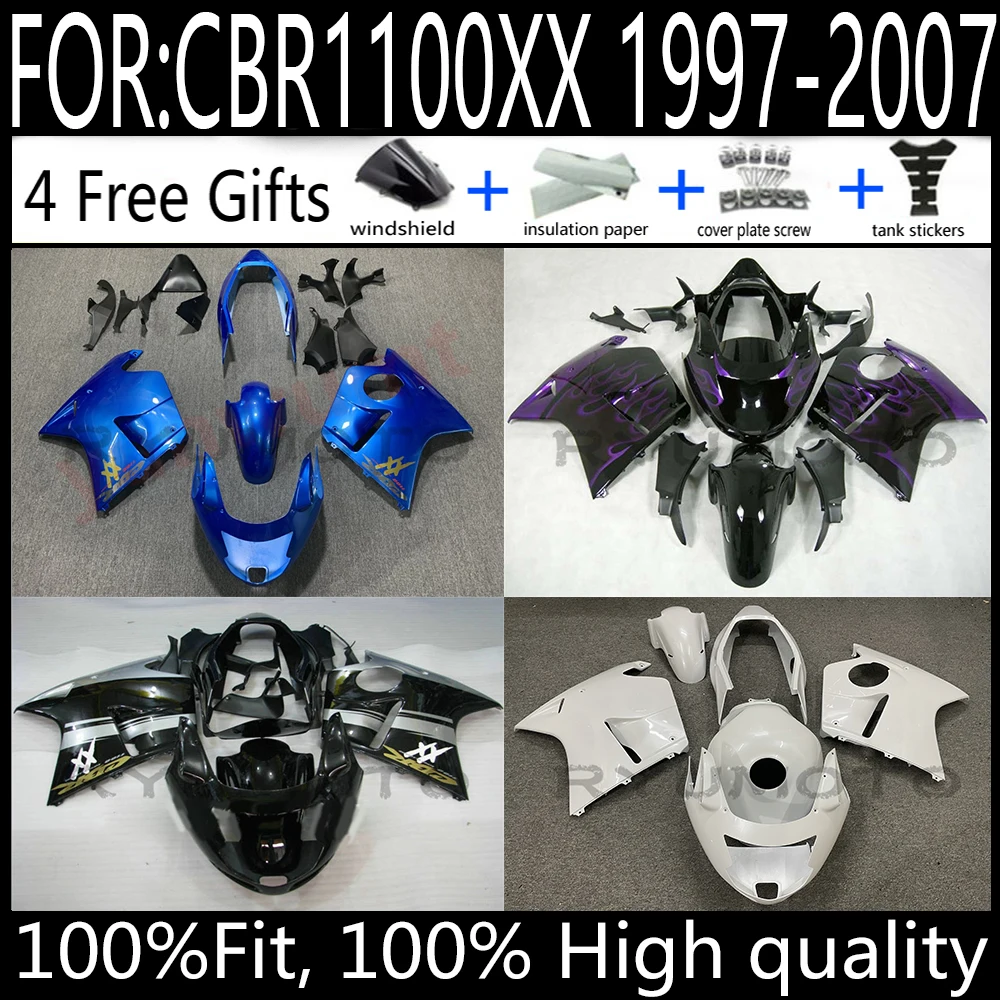 NEW ABS Motorcycle Plastic Bodywork Full Fairing Kit For 1996 To 2007 CBR1100XX CBR1100 Blackbird CBR 1100 fairings kits HZMT
NEW ABS Motorcycle Plastic Bodywork Full Fairing Kit For 1996 To 2007 CBR1100XX CBR1100 Blackbird CBR 1100 fairings kits HZMT