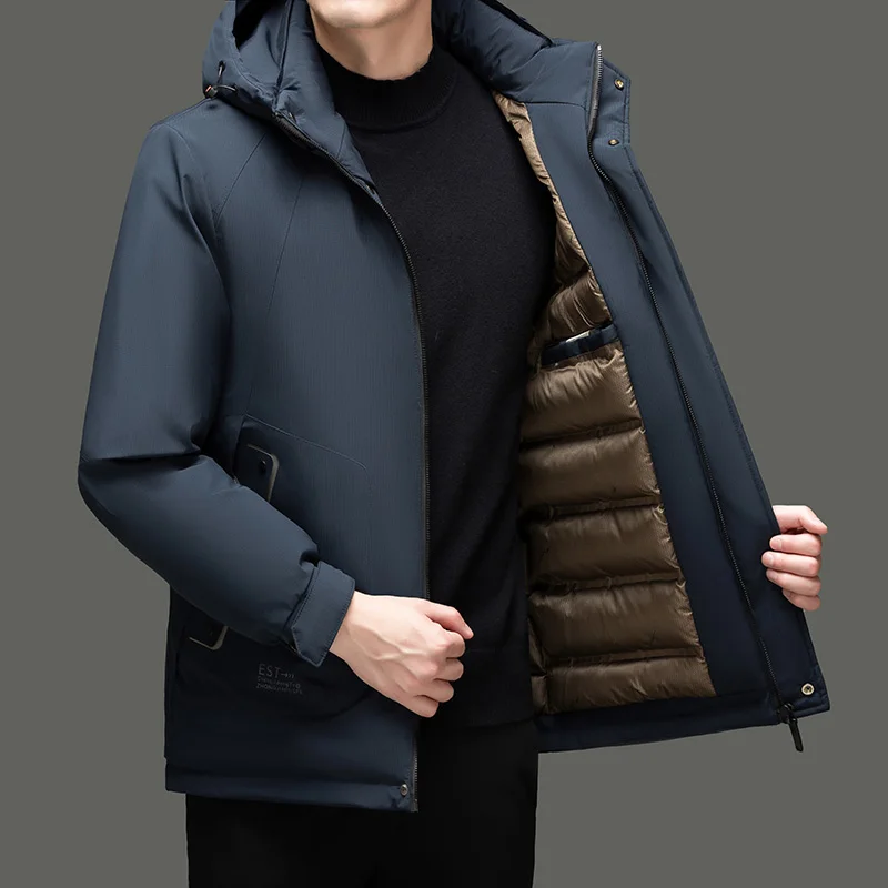 Fashion Brand Men Hooded Casual Fashion Long Thicken Outwear Parkas Coat Warm And Comfortable Male Fashion Striped Velvet Coat
Fashion Brand Men Hooded Casual Fashion Long Thicken Outwear Parkas Coat Warm And Comfortable Male Fashion Striped Velvet Coat