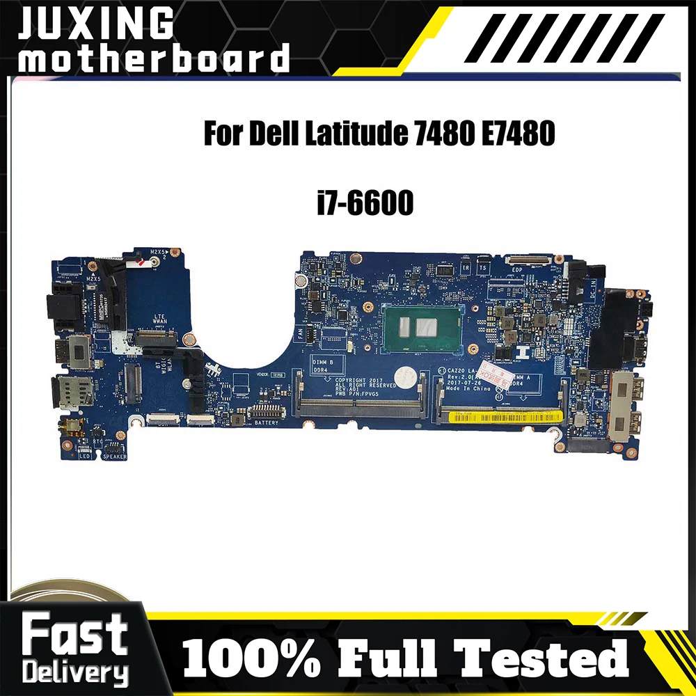 LA-E131P For DELL Latitude E7480 LA-E131P Notebook Motherboard i3 i5 i7 CPU 100% Tested Laptop Mainboard
LA-E131P For DELL Latitude E7480 LA-E131P Notebook Motherboard i3 i5 i7 CPU 100% Tested Laptop Mainboard