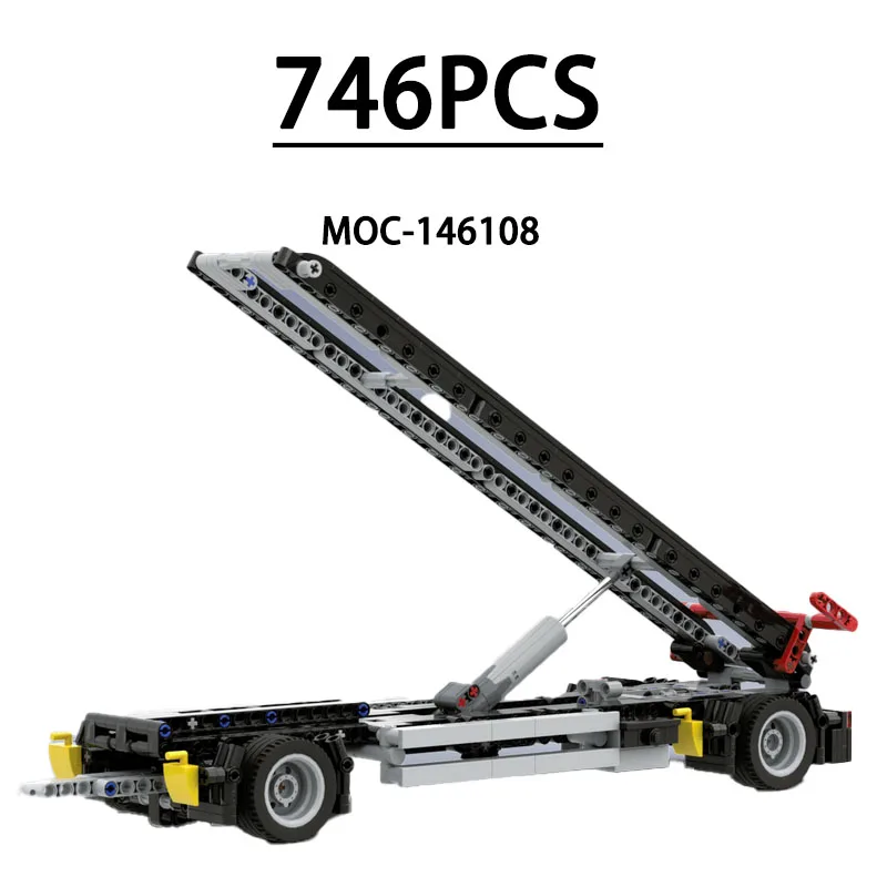 MOC-146108 Building Block Container Dump Trailer Model Ornament 746 Pieces Children's Birthday Christmas New Year Toy Gift
MOC-146108 Building Block Container Dump Trailer Model Ornament 746 Pieces Children's Birthday Christmas New Year Toy Gift
