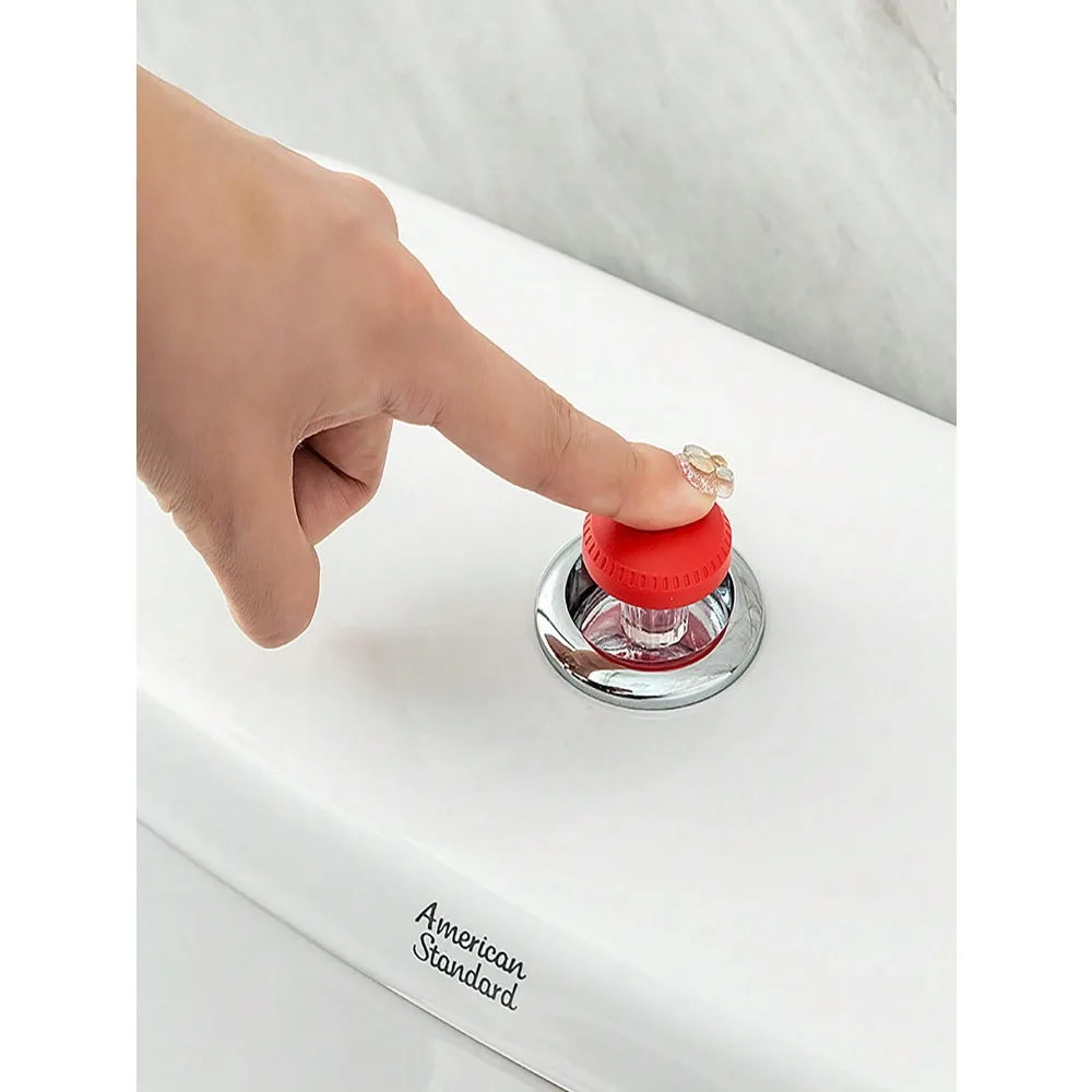 US Standard Toilet Flush Button Silicone Auxiliary Device, Easy-Press Water Tank Switch Protective Cover, Bathroom Accessory, Red
US Standard Toilet Flush Button Silicone Auxiliary Device, Easy-Press Water Tank Switch Protective Cover, Bathroom Accessory, Red