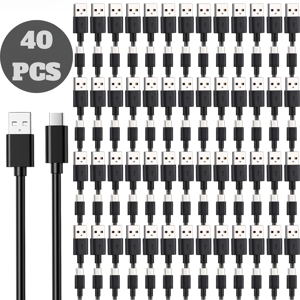 MFIGlGK 40X 18W Type C Cable Fast USB-C Charger Cord 4FT For Samsung Android IPhone 15 Pro
MFIGlGK 40X 18W Type C Cable Fast USB-C Charger Cord 4FT For Samsung Android IPhone 15 Pro