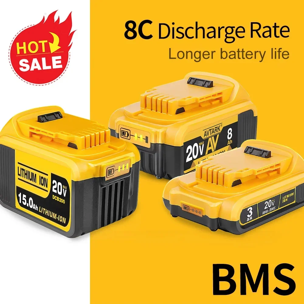 NEW DCB200 battery for Dewalt 18V 20V power Tools rechargeable electric tool Accessories Lithium batteries Replace DCB200 DCB184
NEW DCB200 battery for Dewalt 18V 20V power Tools rechargeable electric tool Accessories Lithium batteries Replace DCB200 DCB184