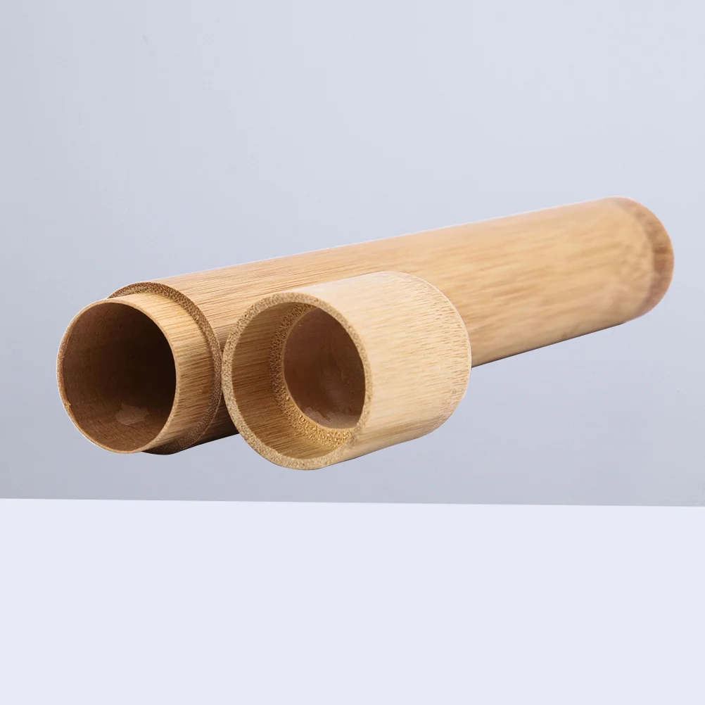 1pc Portable Toothbrush Holder Bamboo Round Toothbrush Case Tube for Travel Hiking Camping Toothbrush Tube
1pc Portable Toothbrush Holder Bamboo Round Toothbrush Case Tube for Travel Hiking Camping Toothbrush Tube