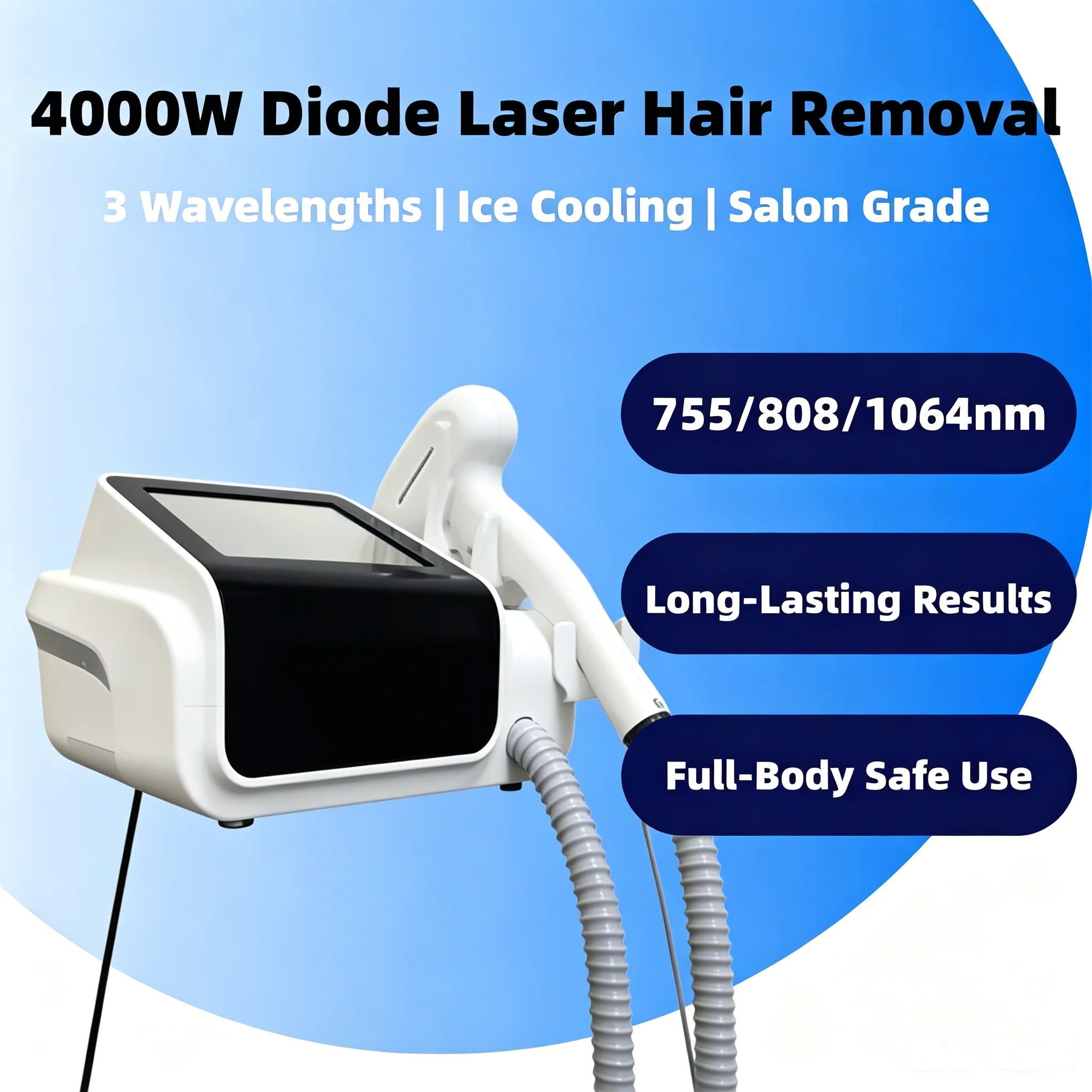 Mini 3 Wavelength 808nm Ice Platinum Epilator 755 1064 808nm Diode Laser Hair Removal 4000W Machine Skin Rejuvenation
Mini 3 Wavelength 808nm Ice Platinum Epilator 755 1064 808nm Diode Laser Hair Removal 4000W Machine Skin Rejuvenation