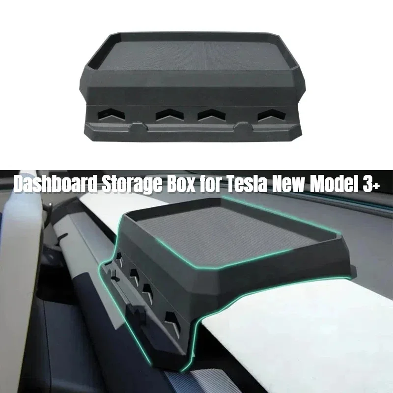 Dashboard Storage Box For 2024 Tesla New Model 3+ Highland Multi-functional Phone Holder Paper Towel Tray Car ETC Storage Box
Dashboard Storage Box For 2024 Tesla New Model 3+ Highland Multi-functional Phone Holder Paper Towel Tray Car ETC Storage Box