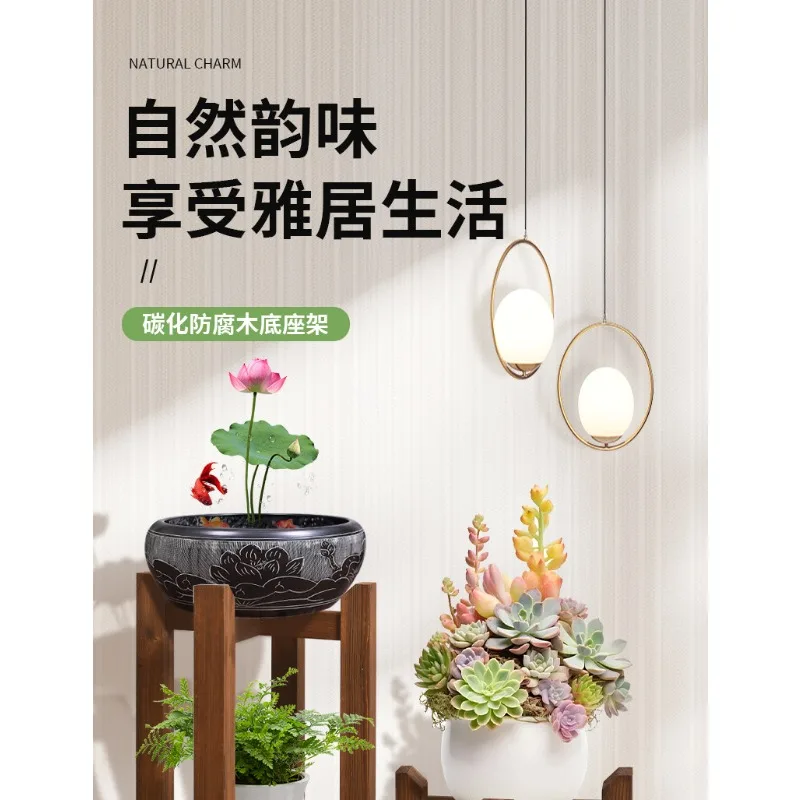 Cross flower stand Solid wood flower pot stand Ancient fish tank stand Wine tank jar bracket Balcony Living room Floor-to-ceilin
Cross flower stand Solid wood flower pot stand Ancient fish tank stand Wine tank jar bracket Balcony Living room Floor-to-ceilin