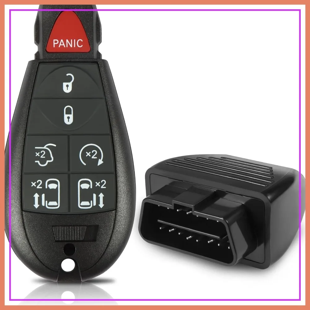 Keyless Entry Remote Key Fob Kit for Dodge Grand Caravan Chrysler Town & Country 2008-2016 7 Button FCC M3N5WY783X IYZ-C01C
Keyless Entry Remote Key Fob Kit for Dodge Grand Caravan Chrysler Town & Country 2008-2016 7 Button FCC M3N5WY783X IYZ-C01C