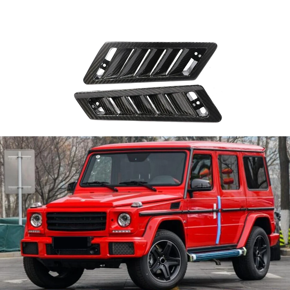 Suitable for G-class M-type carbon fiber mudguard vents Suitable for Mercedes-Benz G55, G63, G65 AMG from 2004 to 2018
Suitable for G-class M-type carbon fiber mudguard vents Suitable for Mercedes-Benz G55, G63, G65 AMG from 2004 to 2018