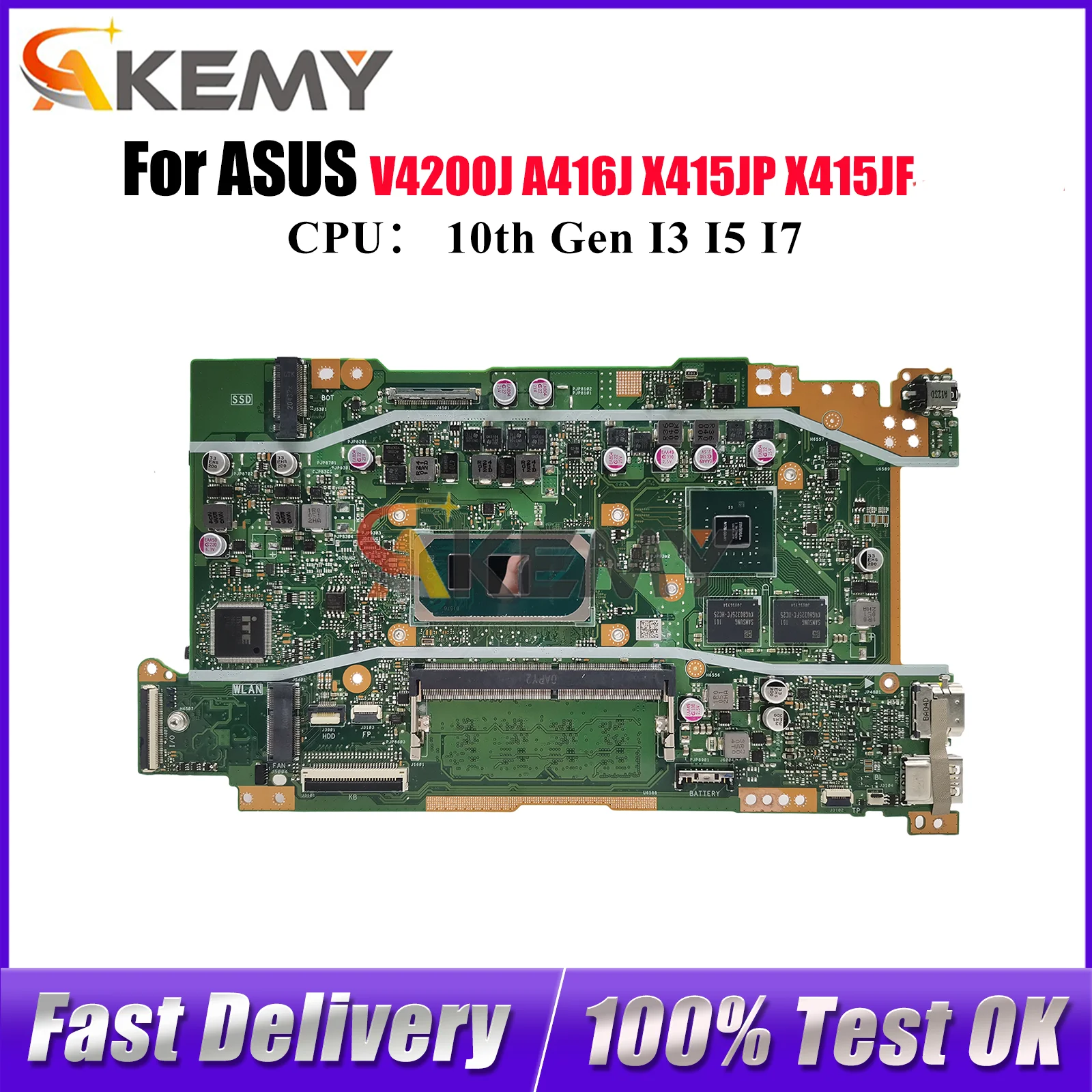 X415JP Материнская плата для ноутбука ASUS VivoBook V5200J X415JAB X415JP V4200J X415JF X415J A416J Материнская плата с процессором I3 I5 I7 в порядке
X415JP Материнская плата для ноутбука ASUS VivoBook V5200J X415JAB X415JP V4200J X415JF X415J A416J Материнская плата с процессором I3 I5 I7 в порядке