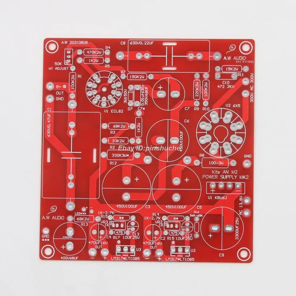 Трубка HiFi MK2 ECL82 + 6X5, регулируемая плата питания, печатная плата, регулируемая для предусилителя/фонографа
Трубка HiFi MK2 ECL82 + 6X5, регулируемая плата питания, печатная плата, регулируемая для предусилителя/фонографа