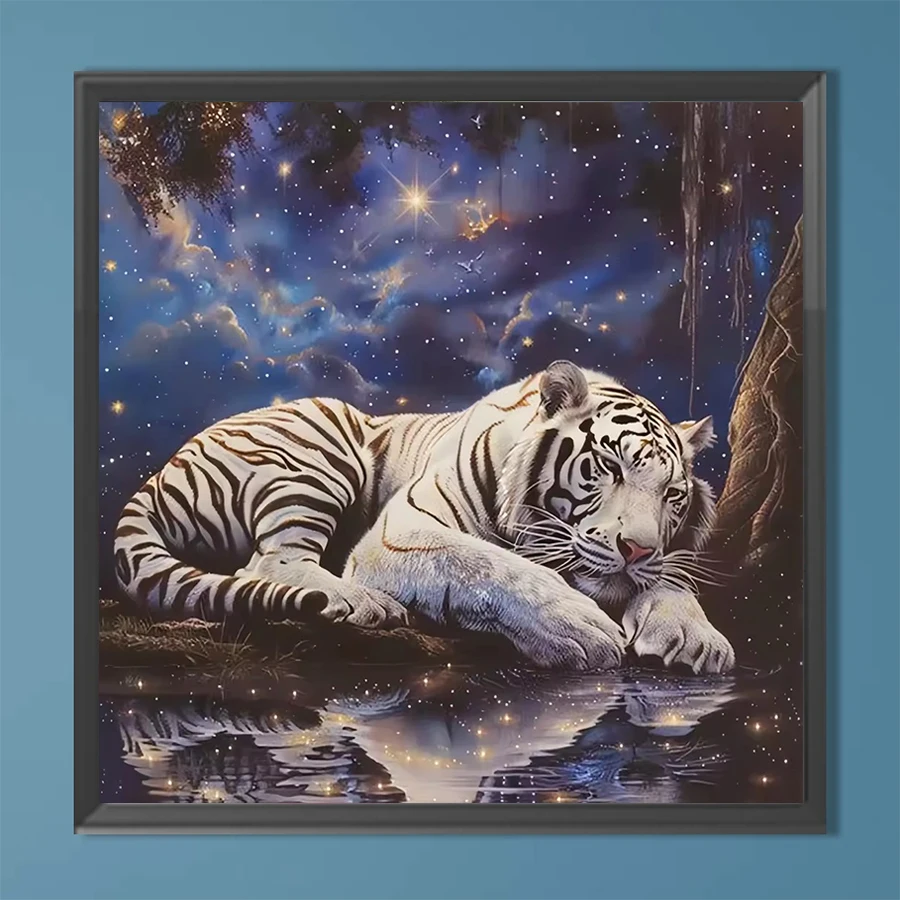 5D DIY Starry Sky Animal Tiger Art Full Drill Diamond Embroidery Kit New Diamond Painting Cross Stitch Mosaic Art
5D DIY Starry Sky Animal Tiger Art Full Drill Diamond Embroidery Kit New Diamond Painting Cross Stitch Mosaic Art