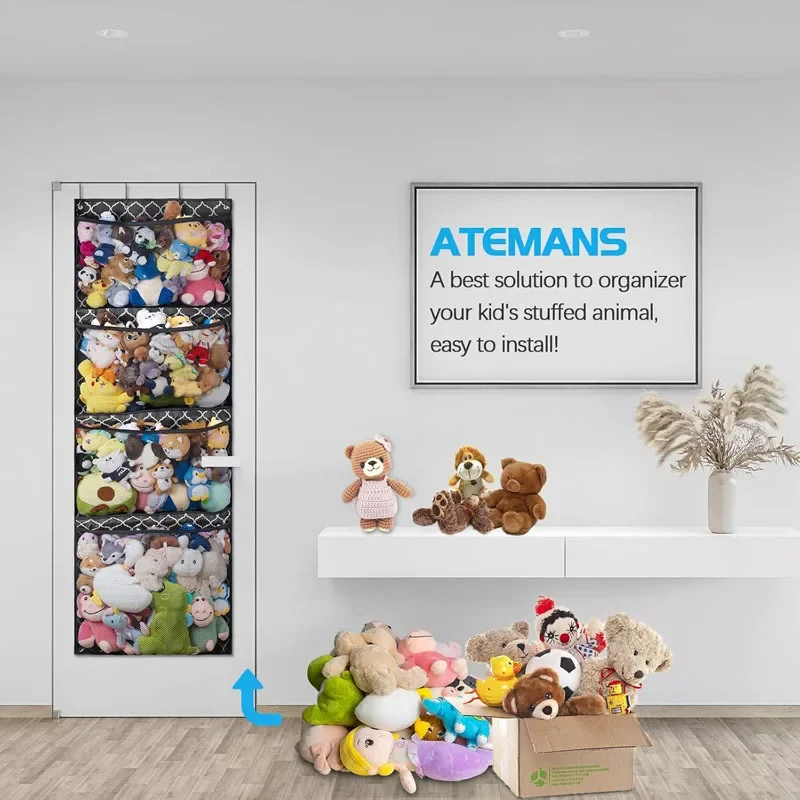 4 Layers Door Storage Bag Children's Toys Storage Hanging Bag Stuffed Animal Storage Display Kid's Dolls Toys Organizer
4 Layers Door Storage Bag Children's Toys Storage Hanging Bag Stuffed Animal Storage Display Kid's Dolls Toys Organizer