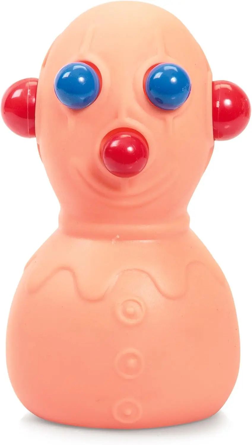 Squeeze Toy with Popping Eyes, Ears, and Nose - Soft Orange Rubber, 5" Tall
Squeeze Toy with Popping Eyes, Ears, and Nose - Soft Orange Rubber, 5" Tall