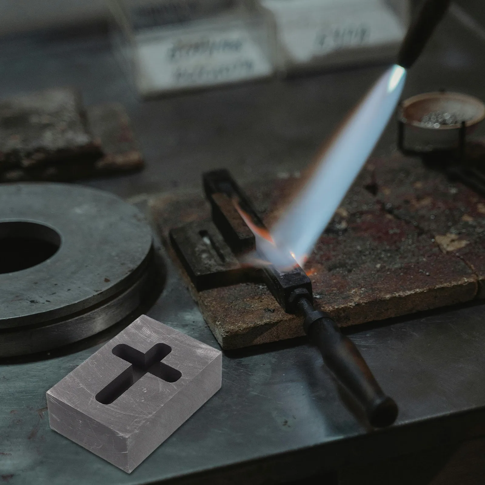 Cross Melting Crucible Mold for Jewelry Crafting Precision Metal Molding for Gold Silver Copper Jewelry Making Supplies
Cross Melting Crucible Mold for Jewelry Crafting Precision Metal Molding for Gold Silver Copper Jewelry Making Supplies
