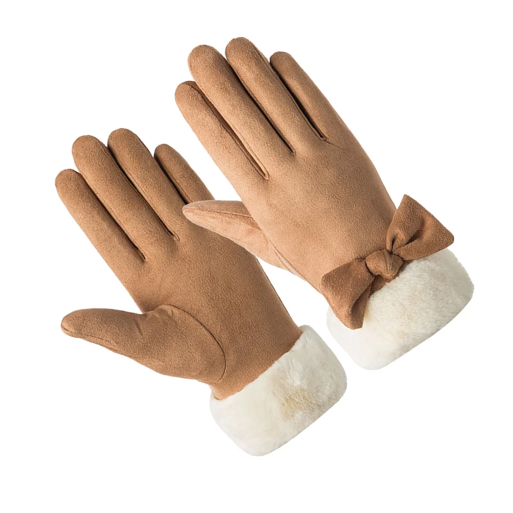 Premium Material Gloves Winter for Woman Keep Warm Touch Screen Bow-tied Outdoor Easy Match
Premium Material Gloves Winter for Woman Keep Warm Touch Screen Bow-tied Outdoor Easy Match