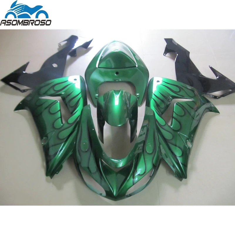 Черное пламя, зеленый спортивный мотоцикл, кузов для Kawasaki Ninja ZX10R, комплект обтекателей 2006-2007, комплект обтекателей zx10r 06 07 GH27
Черное пламя, зеленый спортивный мотоцикл, кузов для Kawasaki Ninja ZX10R, комплект обтекателей 2006-2007, комплект обтекателей zx10r 06 07 GH27