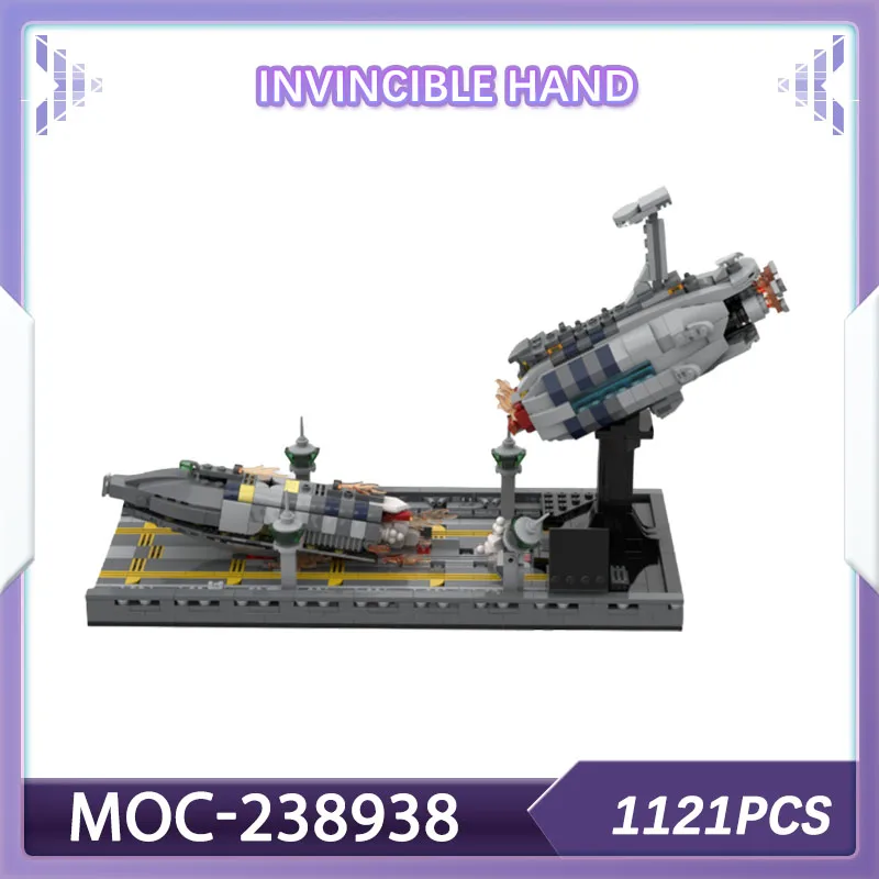 Набор строительных блоков Непобедимый ручной военный корабль MOC-238938 Космическая война Научная фантастика Военная модель космического корабля Рождественский подарок
Набор строительных блоков Непобедимый ручной военный корабль MOC-238938 Космическая война Научная фантастика Военная модель космического корабля Рождественский подарок