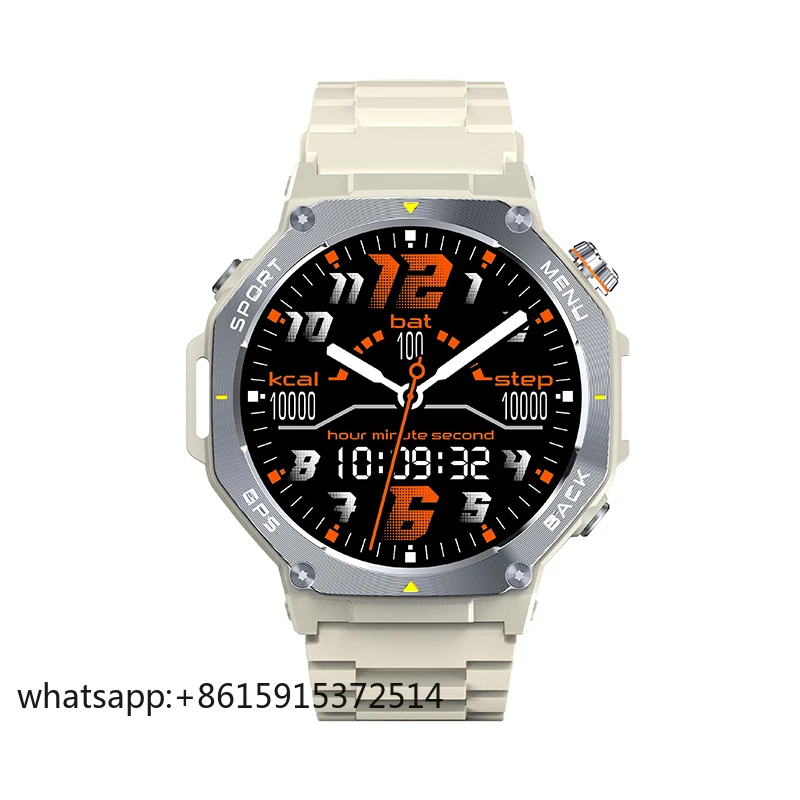 TELCRETE Smartwatch V20, 500mAh Battery LED Flashlight Sport Modes 3ATM Waterproof GPS Training Health Smart Watch
TELCRETE Smartwatch V20, 500mAh Battery LED Flashlight Sport Modes 3ATM Waterproof GPS Training Health Smart Watch