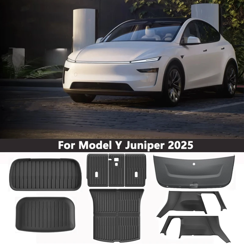 Для Tesla Model Y Launch 2025 Juniper, подушка для спинки заднего сиденья багажника, передние и задние противоударные коврики, автомобильные аксессуары из ТПЭ
Для Tesla Model Y Launch 2025 Juniper, подушка для спинки заднего сиденья багажника, передние и задние противоударные коврики, автомобильные аксессуары из ТПЭ