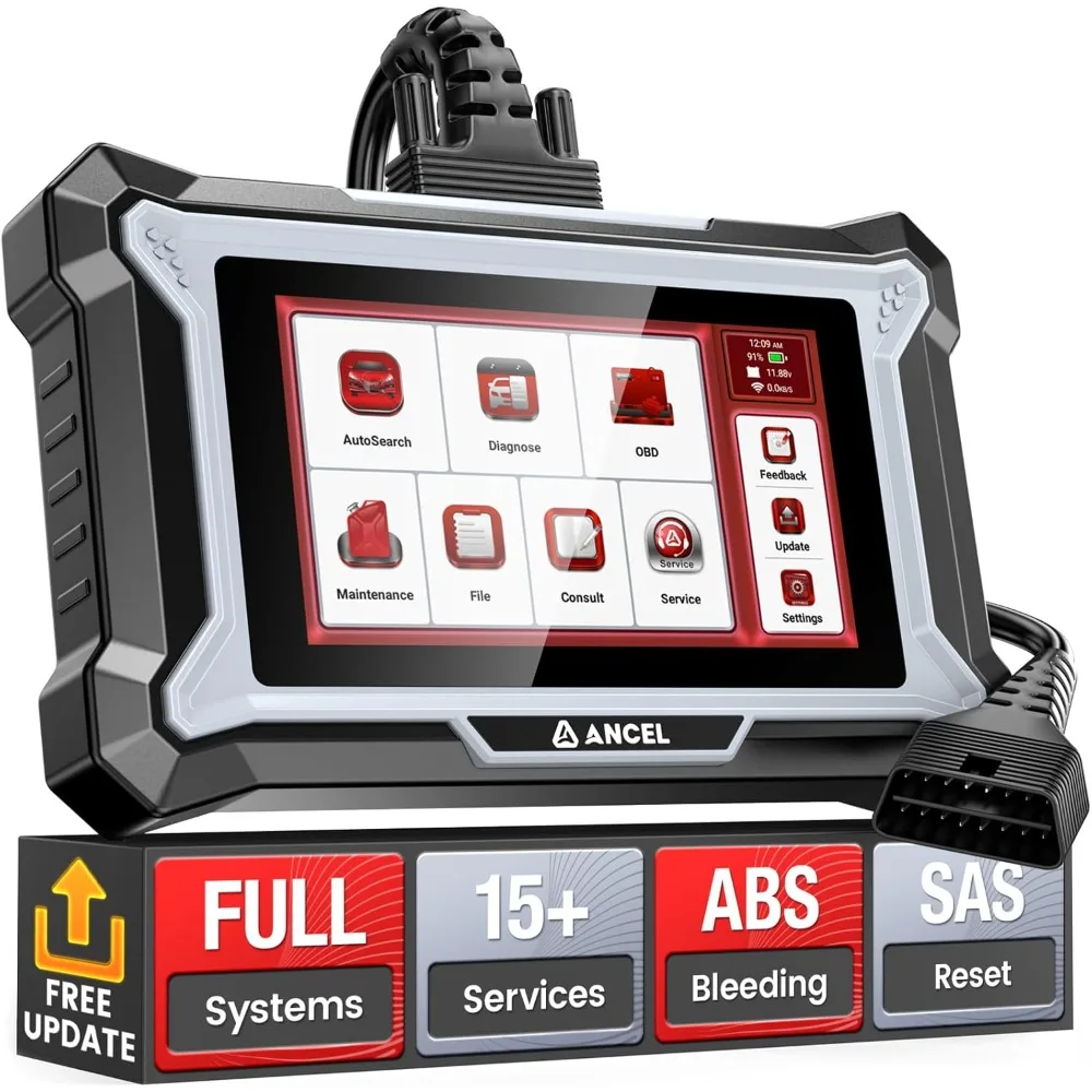 DS200 All Systems OBD2 Scanner for ABS, SRS, Transmission Diagnostic, 15+ Reset Services, ABS Bleeding, SAS Reset&more
DS200 All Systems OBD2 Scanner for ABS, SRS, Transmission Diagnostic, 15+ Reset Services, ABS Bleeding, SAS Reset&more