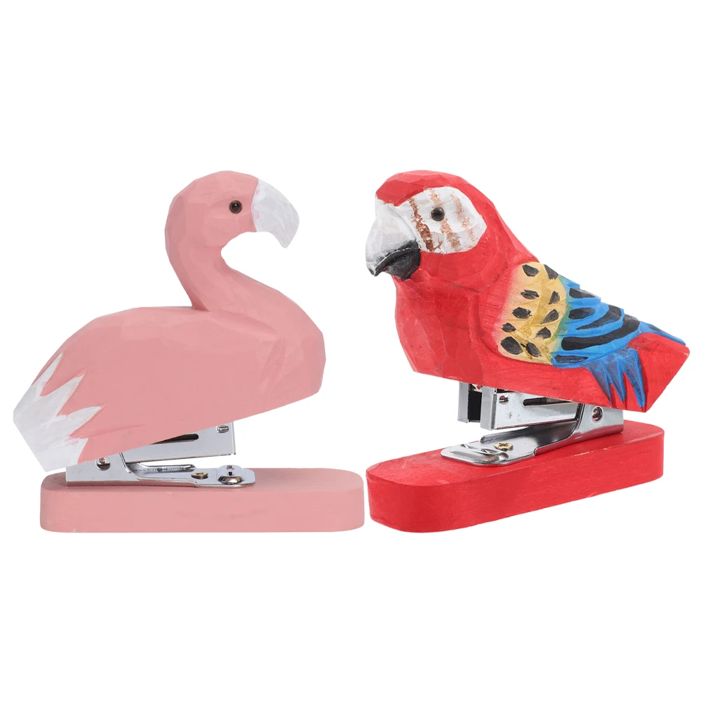 2pcs Animal Shaped Wooden Stapler Hand Carved Cute Bird Cartoon Office Supplies Decorative Mini Stapler Stationery
2pcs Animal Shaped Wooden Stapler Hand Carved Cute Bird Cartoon Office Supplies Decorative Mini Stapler Stationery