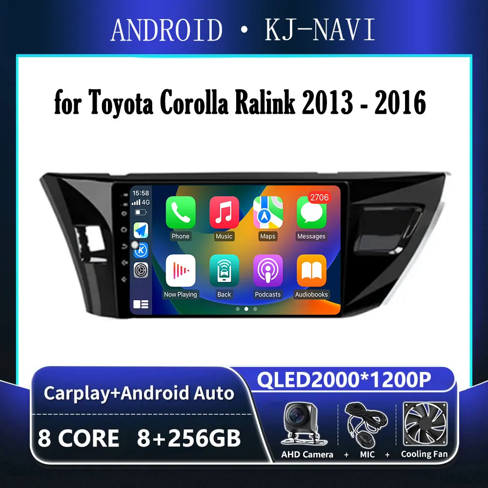 Автомагнитола на Android 14 для Toyota Corolla Ralink 2013-2016, мультимедийный проигрыватель с GPS-навигацией, 2 din, Wi-Fi, DSP
Автомагнитола на Android 14 для Toyota Corolla Ralink 2013-2016, мультимедийный проигрыватель с GPS-навигацией, 2 din, Wi-Fi, DSP