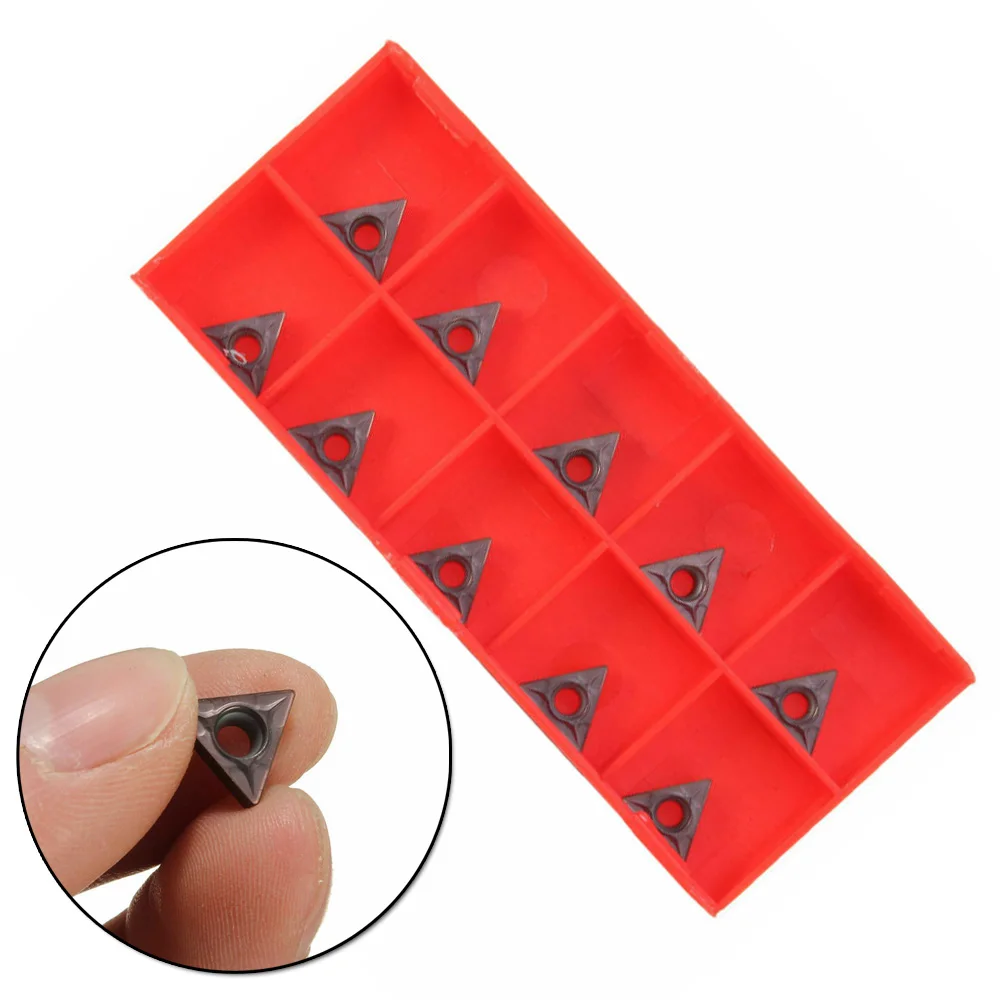 TCMT 731 Carbide Inserts C6 Grade Set of 10 for Lathe Turning Steel Cutting Suitable for Cast Iron and Stainless Steel
TCMT 731 Carbide Inserts C6 Grade Set of 10 for Lathe Turning Steel Cutting Suitable for Cast Iron and Stainless Steel
