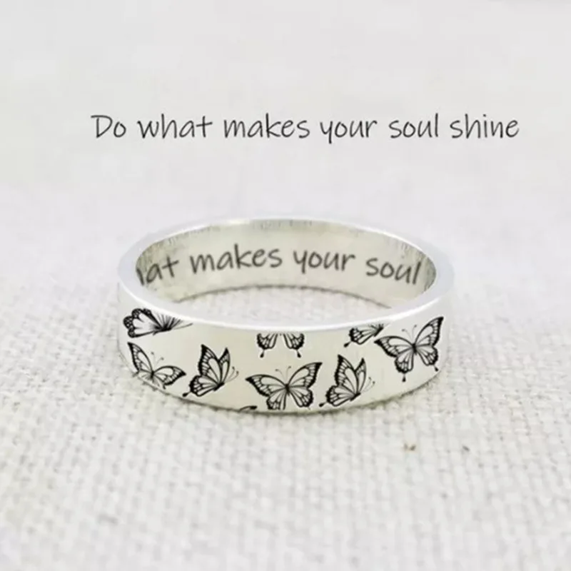 New Fashion Trend Vintage Engraved Butterfly Ring
New Fashion Trend Vintage Engraved Butterfly Ring