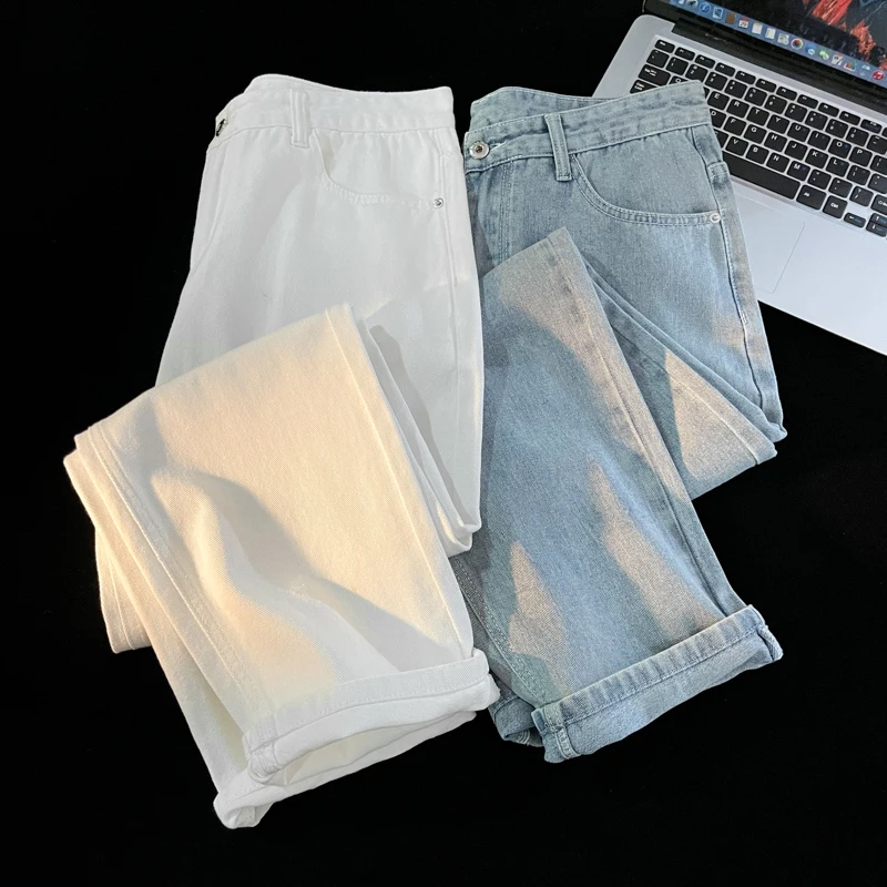 2024 Men's Spring Autumn Fashion Loose Wide-leg Pants Male Solid Color Straight Jeans Men Baggy Casual Denim Trousers F186
2024 Men's Spring Autumn Fashion Loose Wide-leg Pants Male Solid Color Straight Jeans Men Baggy Casual Denim Trousers F186