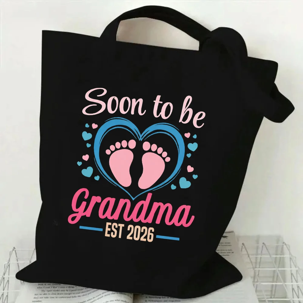 Soon to be Grandma EST 2026 Tote Bag, Pink Baby Feet Heart Design, Reusable Canvas Gift
Soon to be Grandma EST 2026 Tote Bag, Pink Baby Feet Heart Design, Reusable Canvas Gift