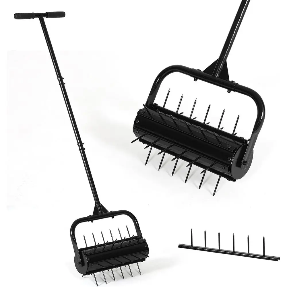 Heavy-Duty 17 Yard Aerator with Soil Spikes for Lawn Aeration
Heavy-Duty 17 Yard Aerator with Soil Spikes for Lawn Aeration