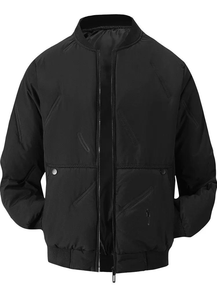 Модная теплая хлопковая куртка для мужчин, верхняя одежда в осенне-зимнем стиле, мужское зимнее пальто в бейсбольном стиле, утолщенное, с длинными рукавами
Модная теплая хлопковая куртка для мужчин, верхняя одежда в осенне-зимнем стиле, мужское зимнее пальто в бейсбольном стиле, утолщенное, с длинными рукавами