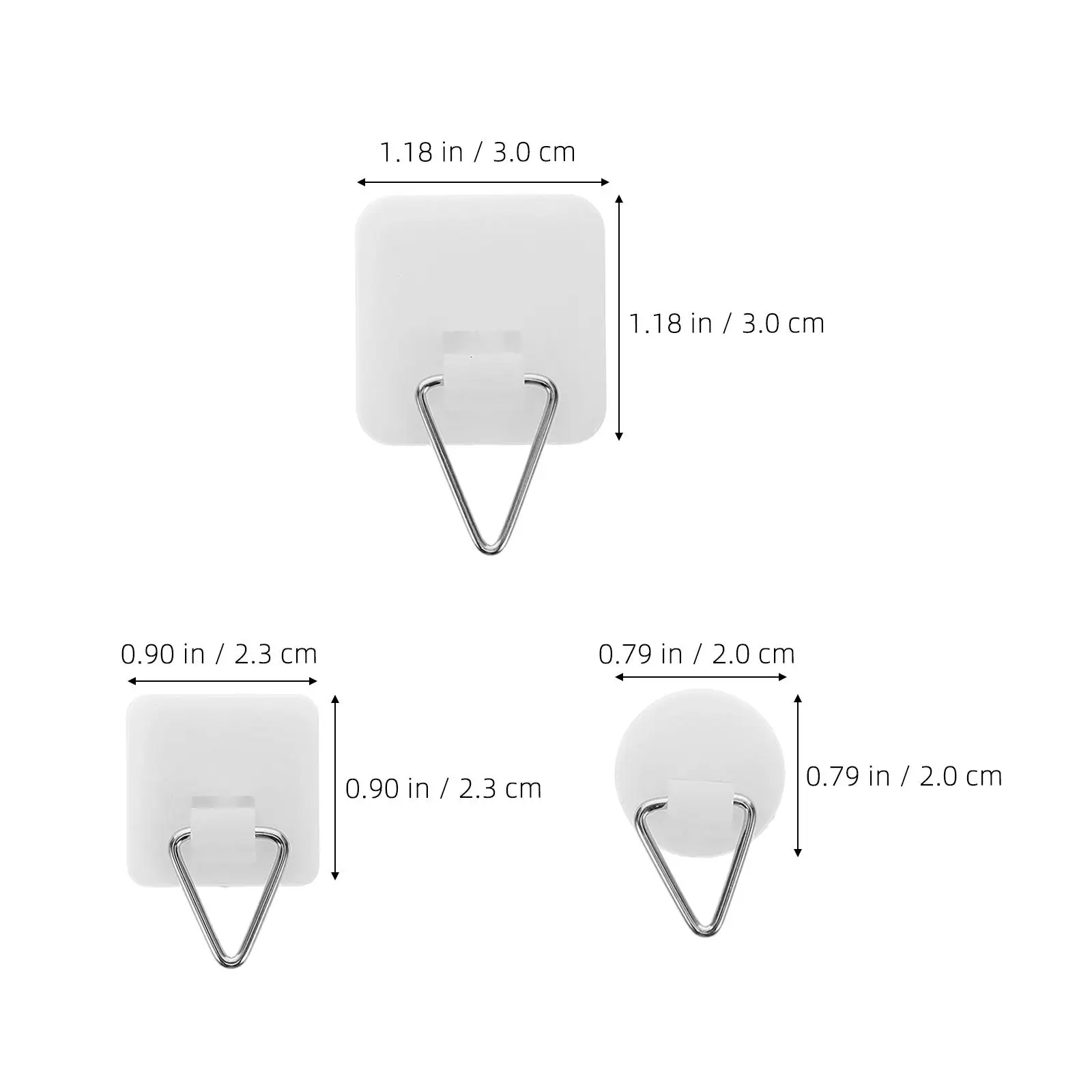 30 Pcs Simple Plastic Hooks Adhesive Wall Hangers Nail Free Sticky Plate Holder Home Kitchen Bathroom Closet Display Storage
30 Pcs Simple Plastic Hooks Adhesive Wall Hangers Nail Free Sticky Plate Holder Home Kitchen Bathroom Closet Display Storage