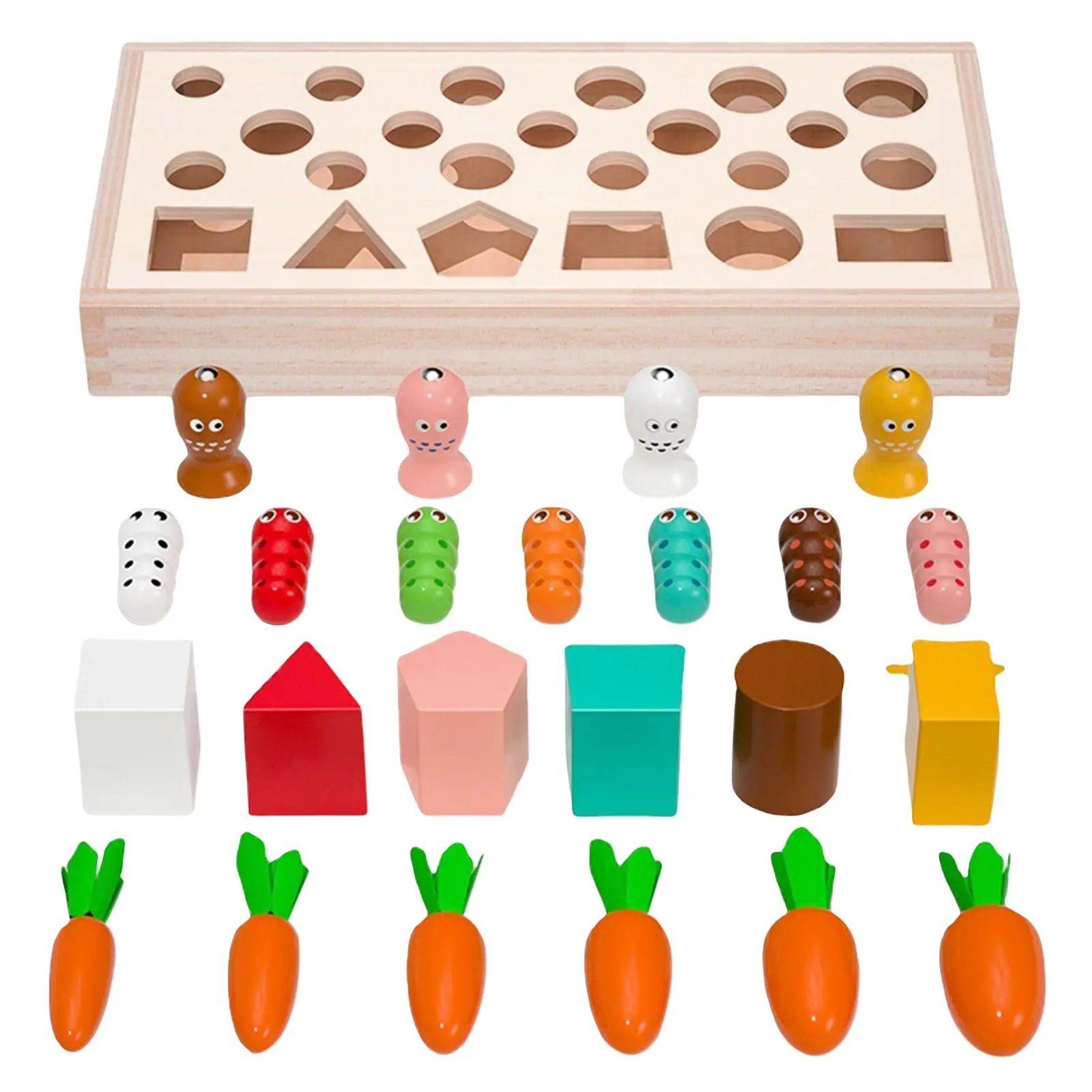 Montessori Wooden Toys Matching Game Preschool Learning Toys for Toddler
Montessori Wooden Toys Matching Game Preschool Learning Toys for Toddler