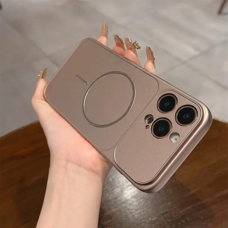 Metallic Color Slim PC For Magsafe Phone Case For iPhone 17 16 15 14 13 Pro Max Luxury Lens Protection Wireless Charging Cover
Metallic Color Slim PC For Magsafe Phone Case For iPhone 17 16 15 14 13 Pro Max Luxury Lens Protection Wireless Charging Cover