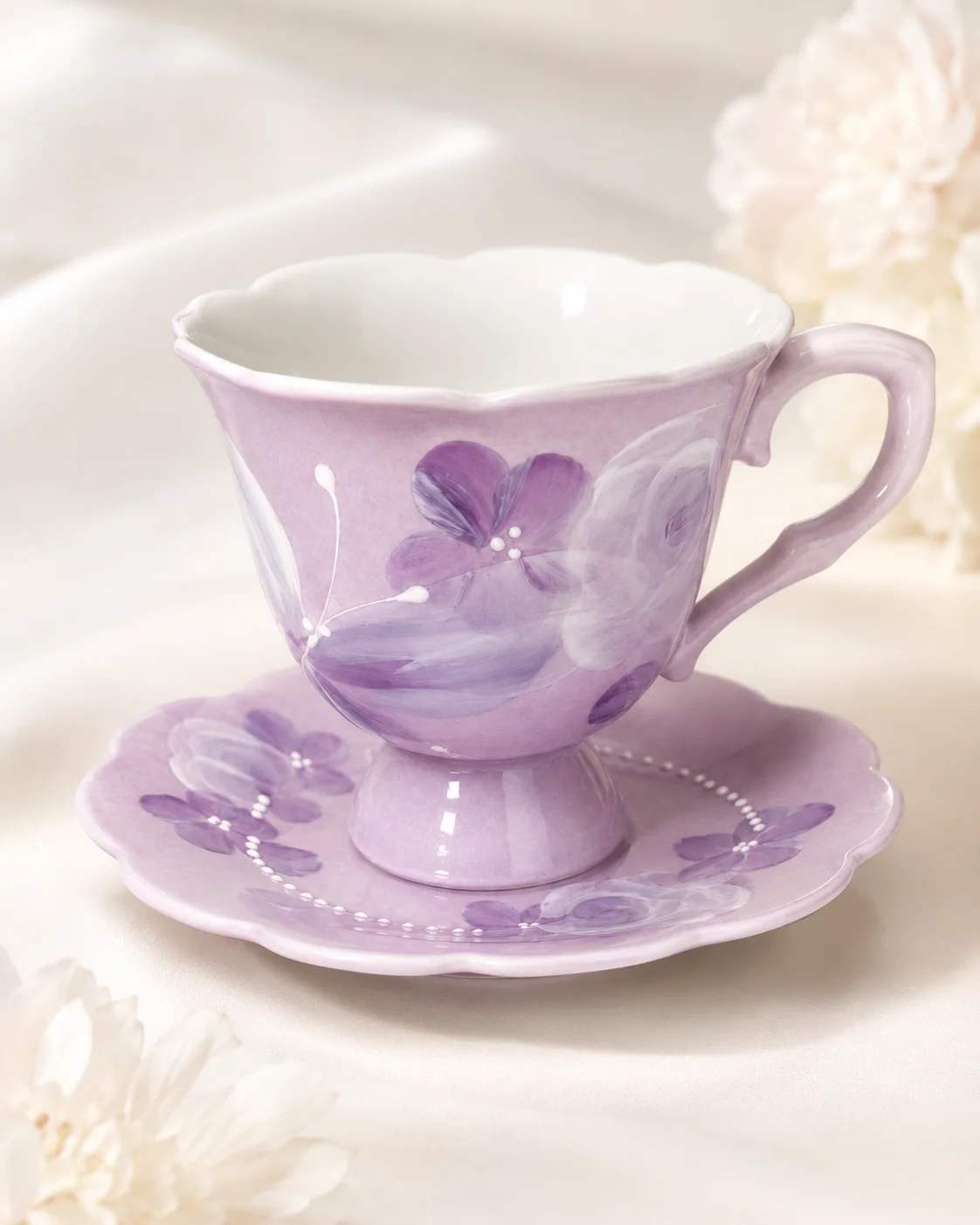 Hand-Painted 3D Relief Glaze Ceramic Coffee Cup and Saucer Set, Handmade Floral Tea Cup, Elegant Gift for Women
Hand-Painted 3D Relief Glaze Ceramic Coffee Cup and Saucer Set, Handmade Floral Tea Cup, Elegant Gift for Women
