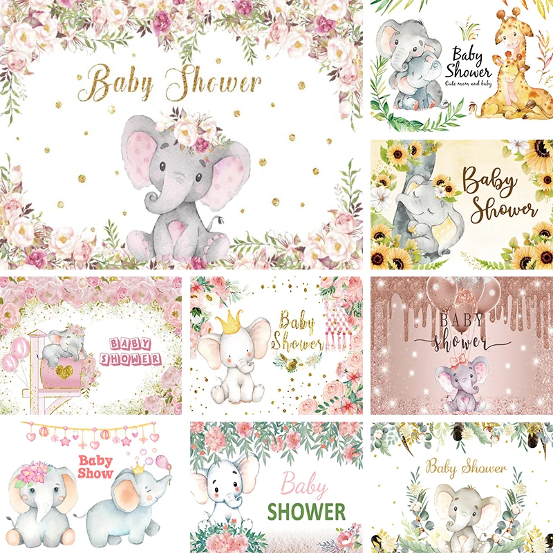 Pink Elephant Backdrop for Baby Shower Flowers Decoration Newborn Baby Girl 1st Birthday Party Decorations Background Photozone
Pink Elephant Backdrop for Baby Shower Flowers Decoration Newborn Baby Girl 1st Birthday Party Decorations Background Photozone