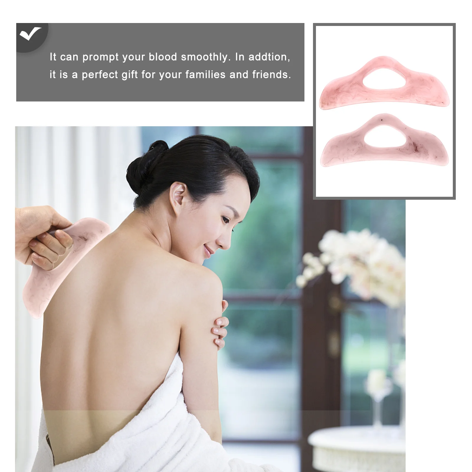 2 шт. скребковая доска из пчелиного воска, гладкая прочная массажная пластина для лица, шеи, плеч, ног, спины, многофункциональная терапия меридианов 
2 шт. скребковая доска из пчелиного воска, гладкая прочная массажная пластина для лица, шеи, плеч, ног, спины, многофункциональная терапия меридианов