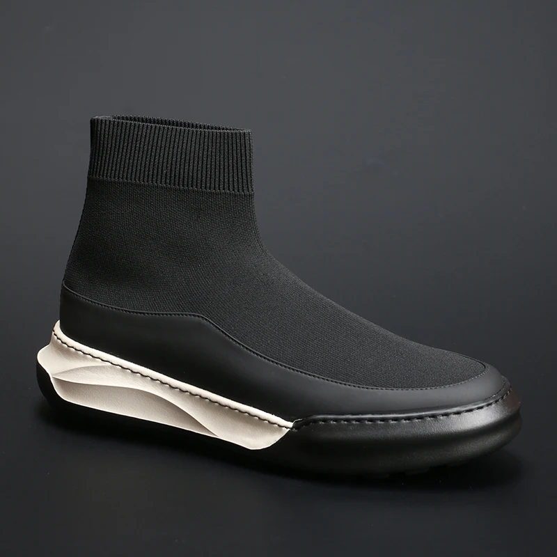 Fashionable shoes men's socks shoes new versatile thick soles high comfort high top breathable fly woven mesh casual shoes
Fashionable shoes men's socks shoes new versatile thick soles high comfort high top breathable fly woven mesh casual shoes